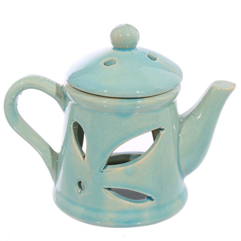 Ceramic Teapot Burner with Lid