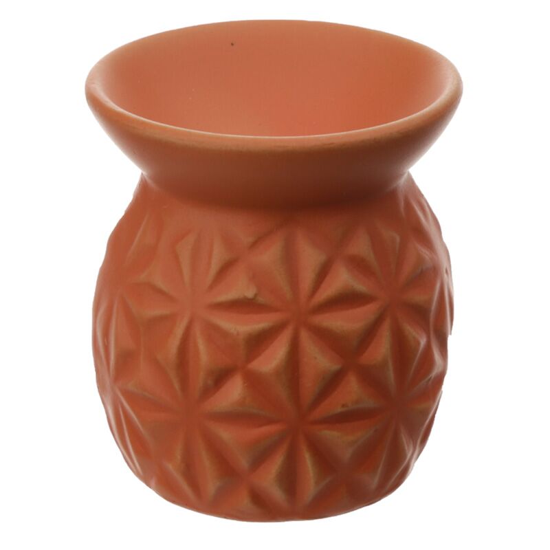 Eden Ceramic Burner with Embossed Triangle Pattern
